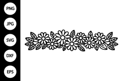 Floral Border SVG Product Image 1