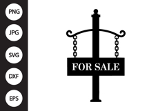 For Sale Sign SVG Product Image 1