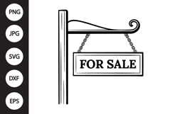 For Sale Sign SVG Product Image 1