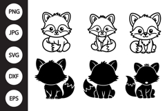 Fox SVG, Fox Clipart Product Image 1