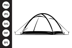Camping Tent SVG Product Image 1