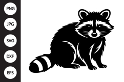 Raccoon Silhouette SVG Product Image 1