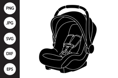 Baby Car Seat SVG Product Image 1