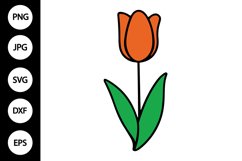 Tulip SVG Product Image 1