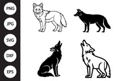 Coyote SVG, Coyote Clipart Product Image 1