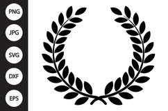 Laurel Wreath SVG Product Image 1