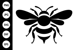 Bumble Bee Silhouette SVG Product Image 1