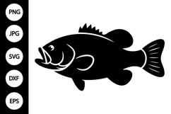 Smallmouth Bass SVG Product Image 1