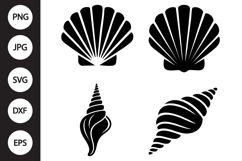 Seashell SVG, Seashell Clipart Product Image 1