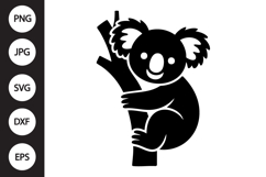 Koala Silhouette SVG Product Image 1
