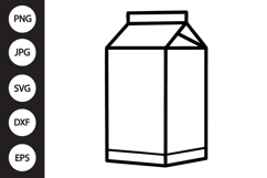 Milk Carton SVG Product Image 1