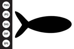 Fish Silhouette SVG Product Image 1