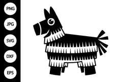 Pinata Cinco de Mayo Silhouette SVG Product Image 1