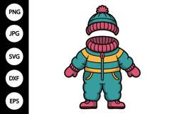 Winter Clothing SVG Product Image 1