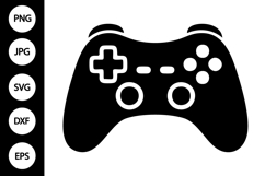 Game Controller Silhouette SVG Product Image 1