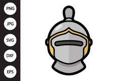 Knight Helmet SVG Product Image 1