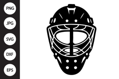 Hockey Goalie Mask SVG Product Image 1
