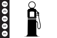 Old Gas Pump SVG Product Image 1