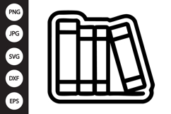 Bookshelf SVG Product Image 1