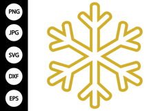 Snowflake SVG Product Image 1