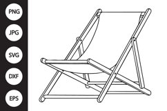 Deck Chair SVG Product Image 1