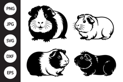 Guinea Pig SVG, Guinea Pig Clipart Product Image 1