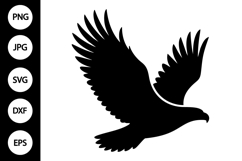 Eagle Silhouette SVG Product Image 1