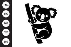 Koala Silhouette SVG Product Image 1