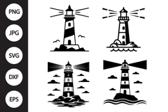 Lighthouse SVG, Lighthouse Clipart Product Image 1