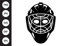 Hockey Goalie Mask SVG Product Image 1