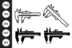 Caliper SVG, Caliper Clipart Product Image 1