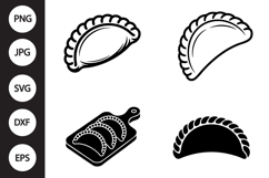 Empanadas SVG, Empanadas Clipart Product Image 1
