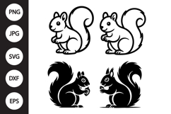 Squirrel SVG, Squirrel Clipart Product Image 1