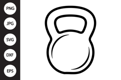 Kettlebell SVG Product Image 1