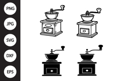Coffee Grinder SVG, Coffee Grinder Clipart Product Image 1