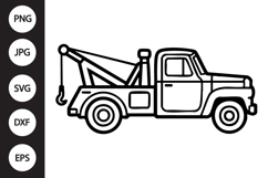 Tow Truck SVG Product Image 1