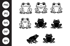 Frog SVG, Frog Clipart Product Image 1