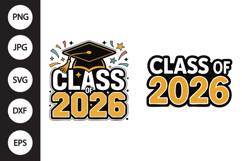 Class of 2026 SVG, Class of 2026 Clipart Product Image 1