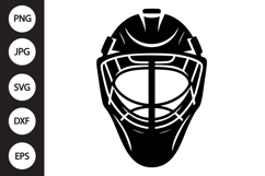 Hockey Goalie Mask SVG Product Image 1