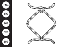 Rope Frame SVG Product Image 1