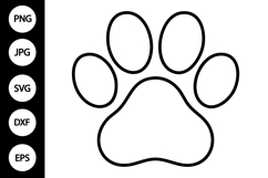 Paw Print SVG Product Image 1