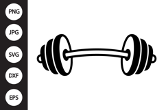 Barbell SVG Product Image 1