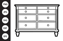 Dresser SVG Product Image 1