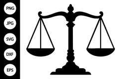 Justice Scales SVG Product Image 1