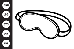 Sleeping Mask SVG Product Image 1