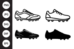 Soccer Shoe SVG, Soccer Shoe Clipart Product Image 1