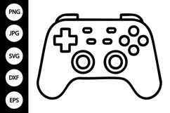 Game Controller Outline SVG Product Image 1