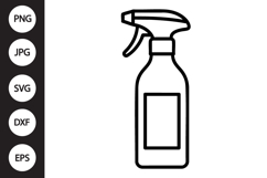 Spray Bottle SVG Product Image 1