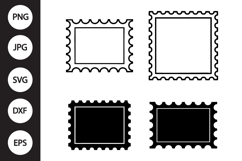 Postage Stamp SVG, Postage Stamp Clipart Product Image 1