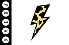 Cow lightning SVG Product Image 1
